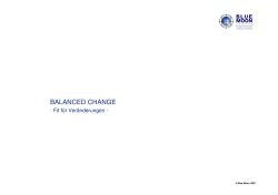 Präsentation - Bluemoon Change Management Consultants