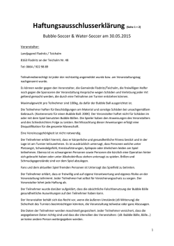 Haftungsausschlusserkl&auml;rung (Seite 1 + 2)