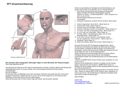 EFT-Zusammenfassung