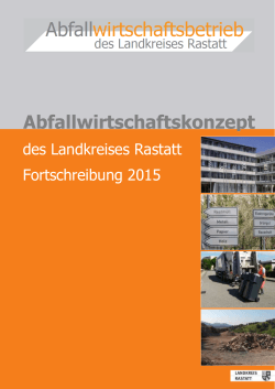Abfallwirtschaftskonzept des Landkreises Rastatt
