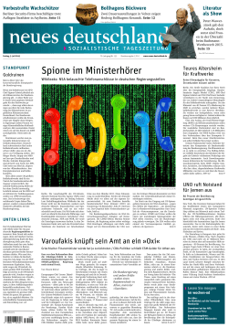 Spione im Ministerhörer