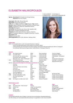 CV as PDF - Elisabeth Halikiopoulos