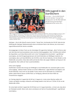 Hills Jugend in den Startl&ouml;chern_WAZ Hattingen_20150723