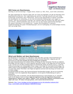 Informationen Reschensee - SKS