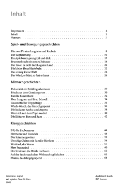 Spiel- und Bewegungsgeschichten Mitmachgeschichten