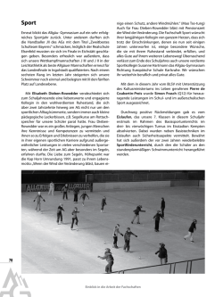 Jahresbericht des Schuljahres 2010