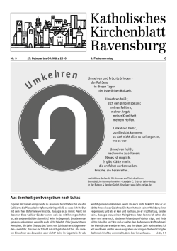 Umkehren - Katholische Gesamtkirchengemeinde Ravensburg