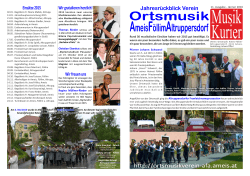 Musik-Kurier 2015 - Ortsmusikverein Ameis-Föllim