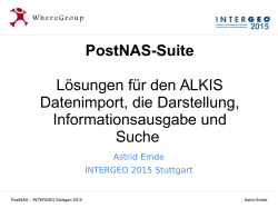 PostNAS Suite