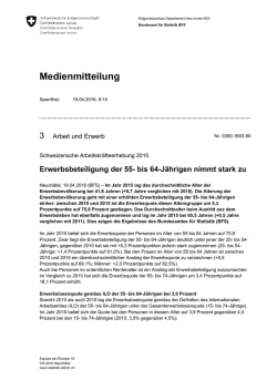 Medienmitteilung