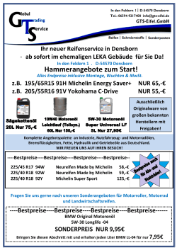 Hammerangebote zum Start!