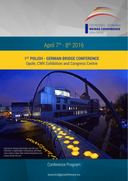 Program - Bridge Conference