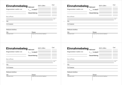Einnahmebeleg