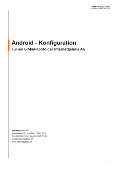 Android - Konfiguration