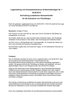 Info 1 Fl&uuml;chtlingsunterbringung