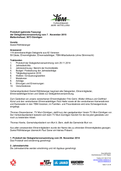 2015_DV Protokoll - Turnverband Bern Mittelland