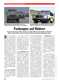 Festungen auf R&auml;dern