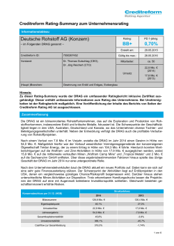 2015-05-29 Rating Summary Deutsche Rohstoff AG