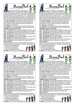 Wir treffen uns in Bonn regelmäßig zum Balfolk