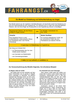 Ein Modell zur Entstehung und Aufrechterhaltung von