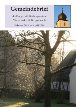 Gemeindebrief - Dekanat Bamberg