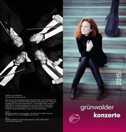 Gr&uuml;nwalder Konzerte 2015