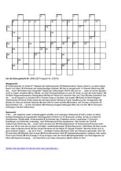 Das Kreuzworträtsel als PDF