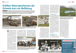 Gr&ouml;&szlig;ter Naturspeichersee der - Klenkhart & Partner Consulting