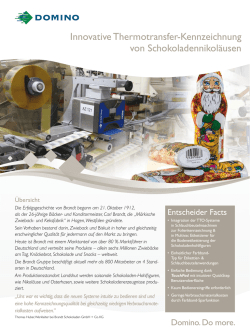Innovative Thermotransfer-Kennzeichnung von