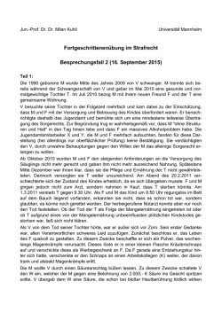 Sachverhalt 2 - jpstrafrecht
