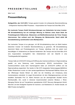 Pressemitteilung