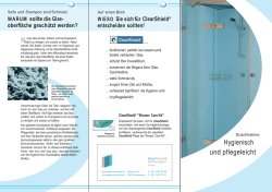 Hygienisch und pflegeleicht