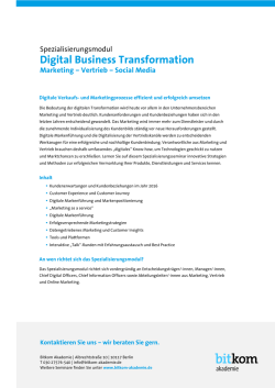 Digital Business Transformation