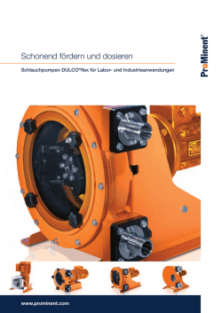 Schlauchpumpen DULCO®flex
