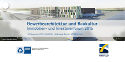 Immobilien- und Investorenkongress 2015