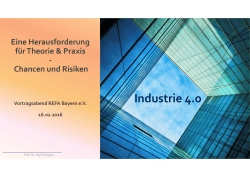Industrie 4.0 - REFA Bayern eV