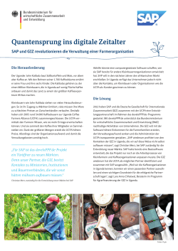 Quantensprung ins digitale Zeitalter