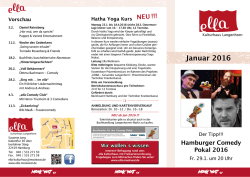 Januar 2016 - ella Kulturhaus Langenhorn