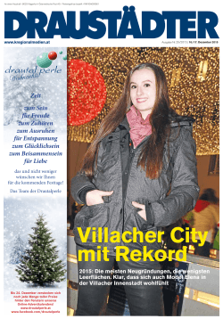 Villacher City mit Rekord - Die Kärntner Regionalmedien