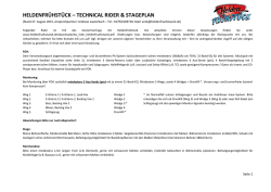 HELDENFR&Uuml;HST&Uuml;CK &ndash; TECHNICAL RIDER & STAGEPLAN