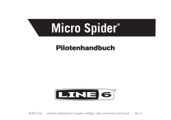 Micro Spider - Line 6 Japan