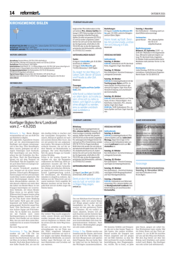 konflager biglen/Arni/Landiswil vom 2. – 4.9.2015 taizé