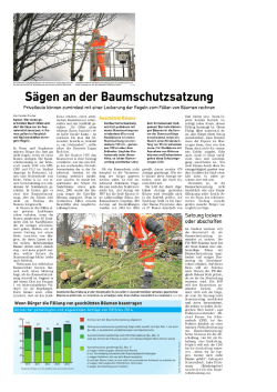 Baumschutzsatzung - Freie Liste Unna