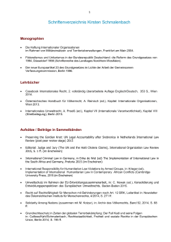 Schriftenverzeichnis - Universität Salzburg