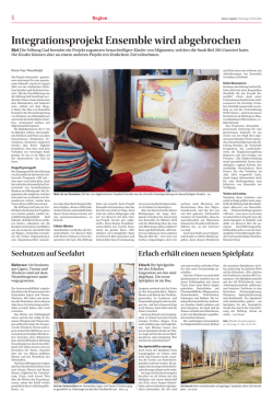 Integrationsprojekt Ensemble wird abgebrochen
