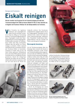 Eiskalt reinigen - Auto Service Praxis