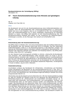 Langfassung der Bemerkung Nr. 47