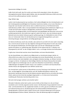 laufsport 0514 Dynamisches Kräftigen für Läufer