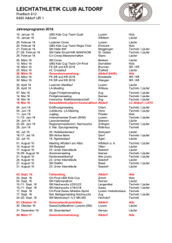 Jahresprogramm 2016 als PDF downloadbar