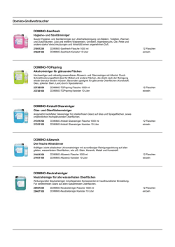 Domino-Gro&szlig;verbraucher DOMINO-Sanifresh DOMINO